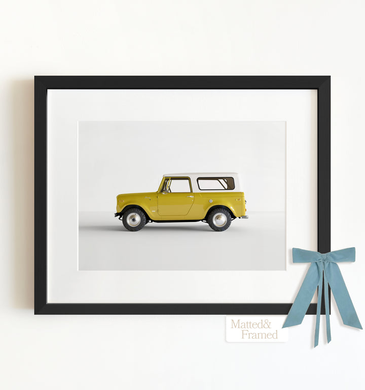 International Scout Car Framed Art