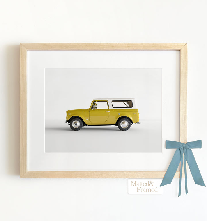 International Scout Car Framed Art