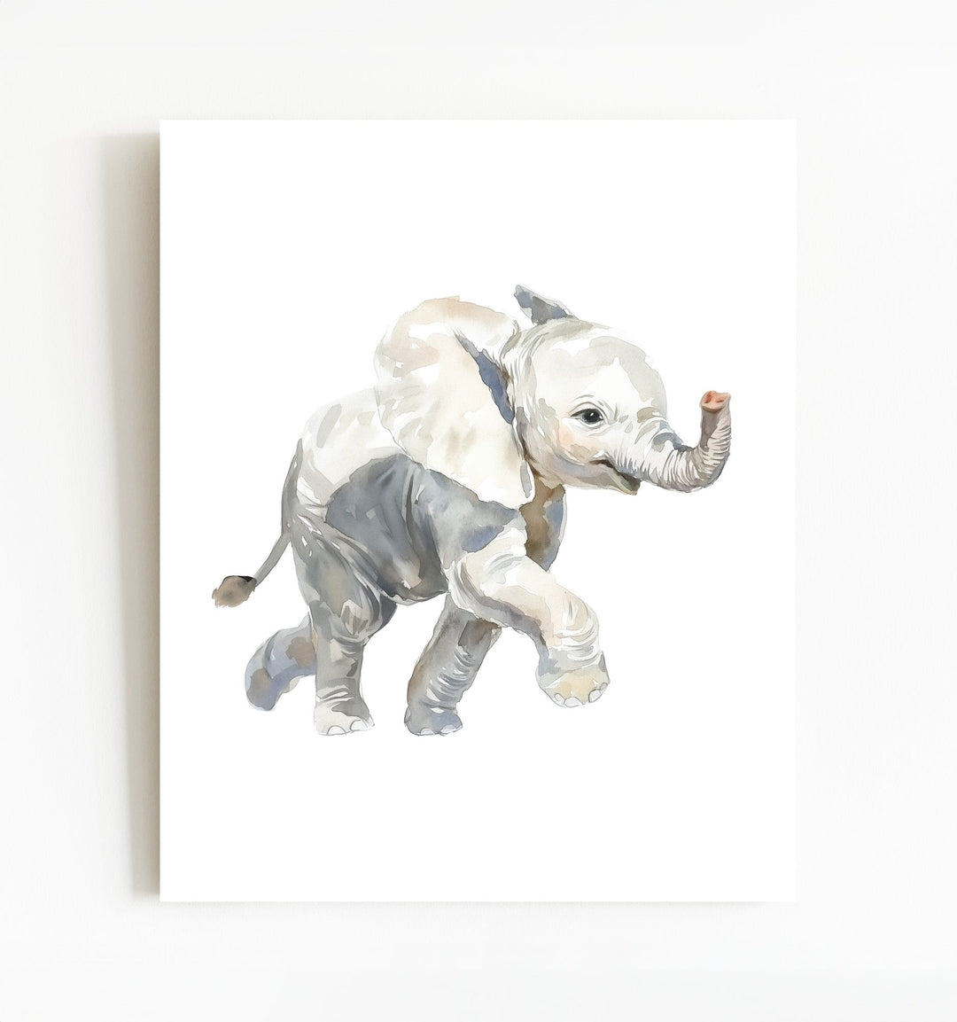 Watercolor Safari Animals Set of 4