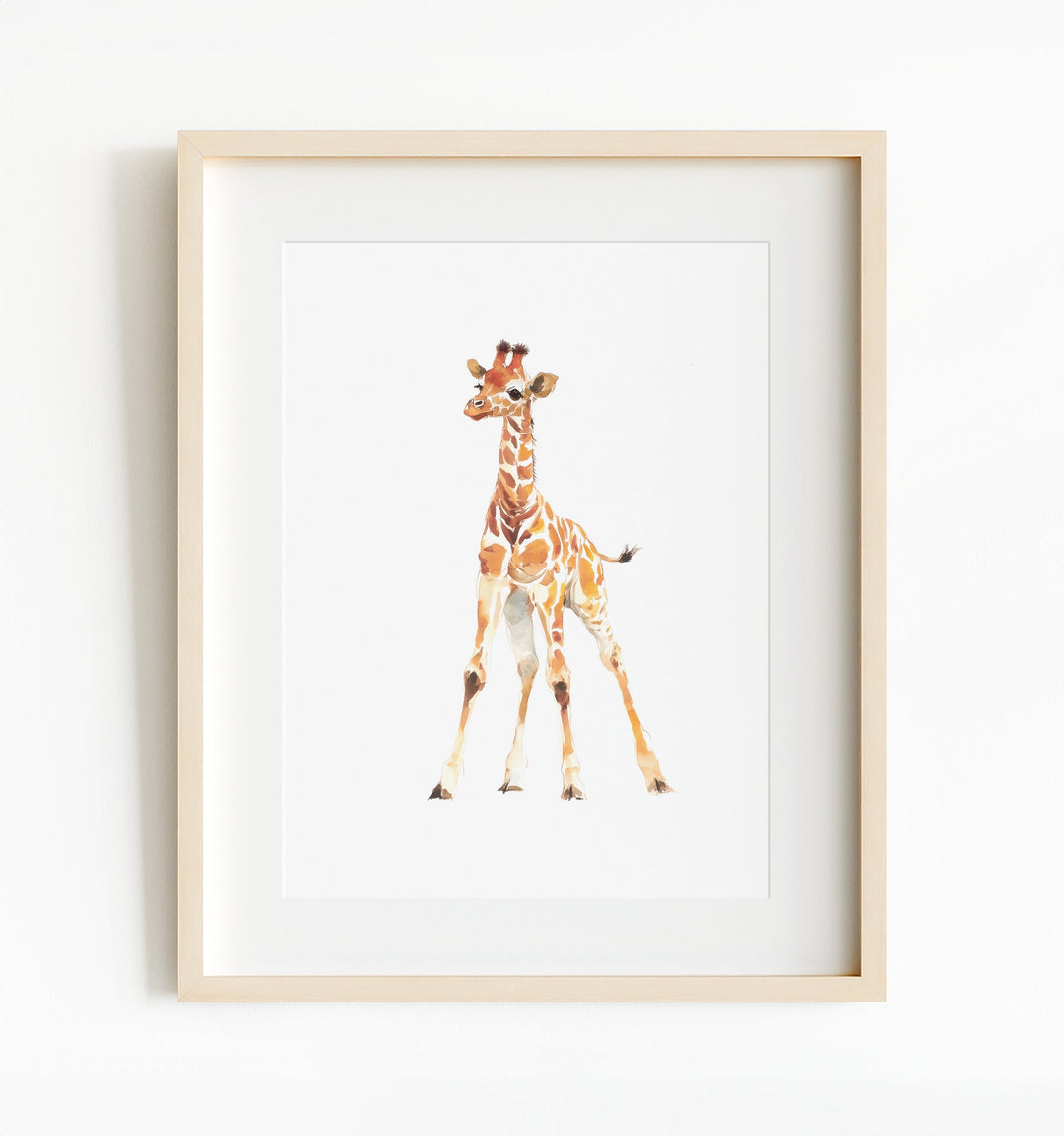 Watercolor Safari Animals Set of 4