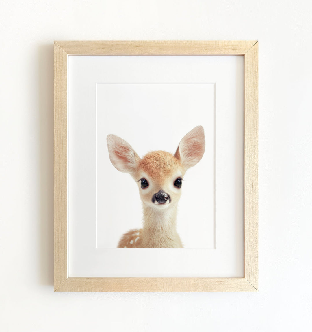 Framed Woodland Animals Set of 6 Nursery Art