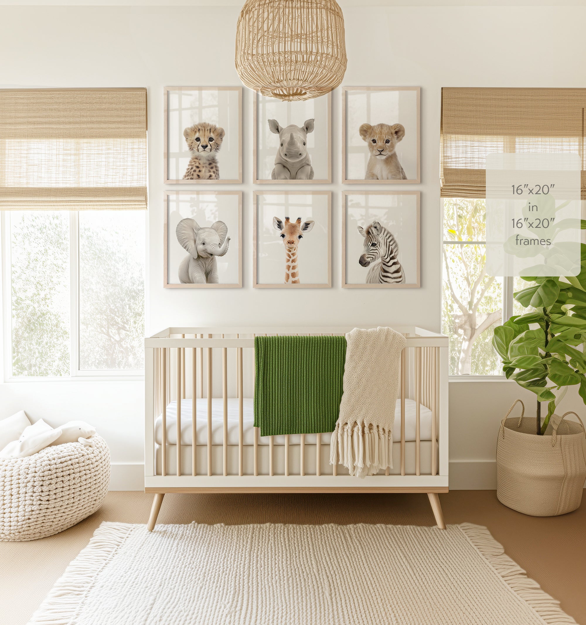 Safari fashion baby theme room