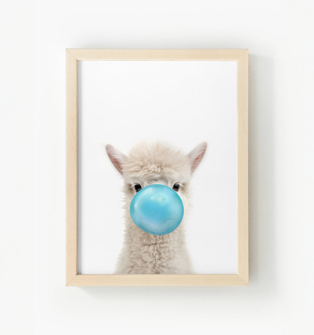 Baby Alpaca Framed Canvas