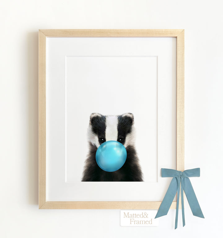 Baby Badger Framed Art