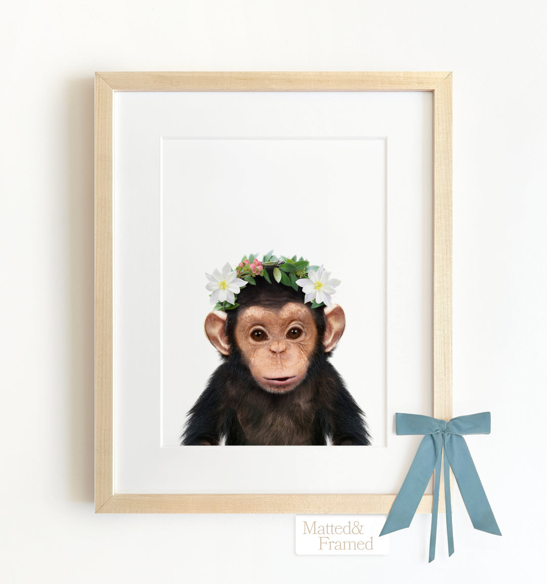 Baby Chimpanzee Framed Art