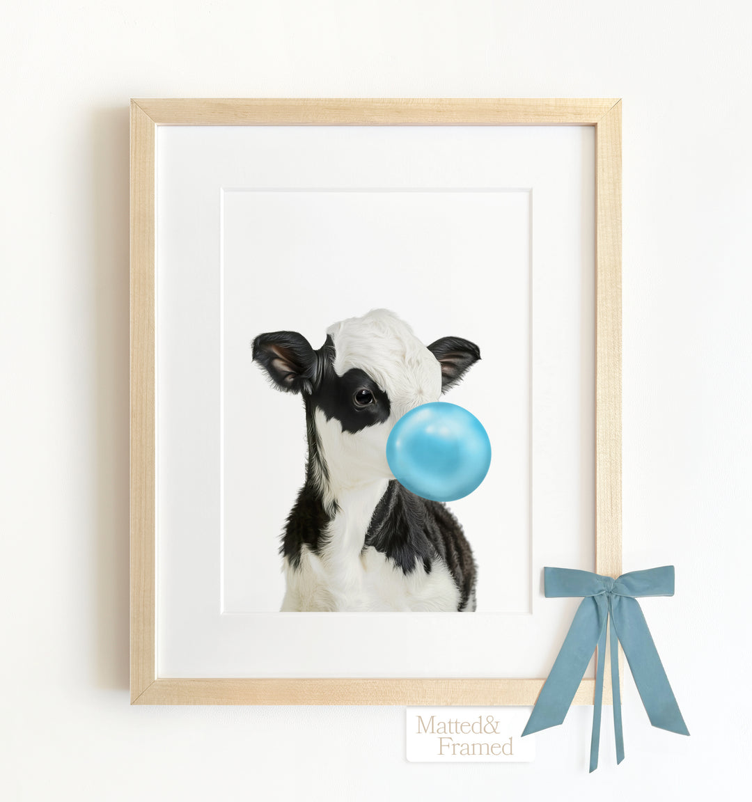 Baby Cow Framed Art