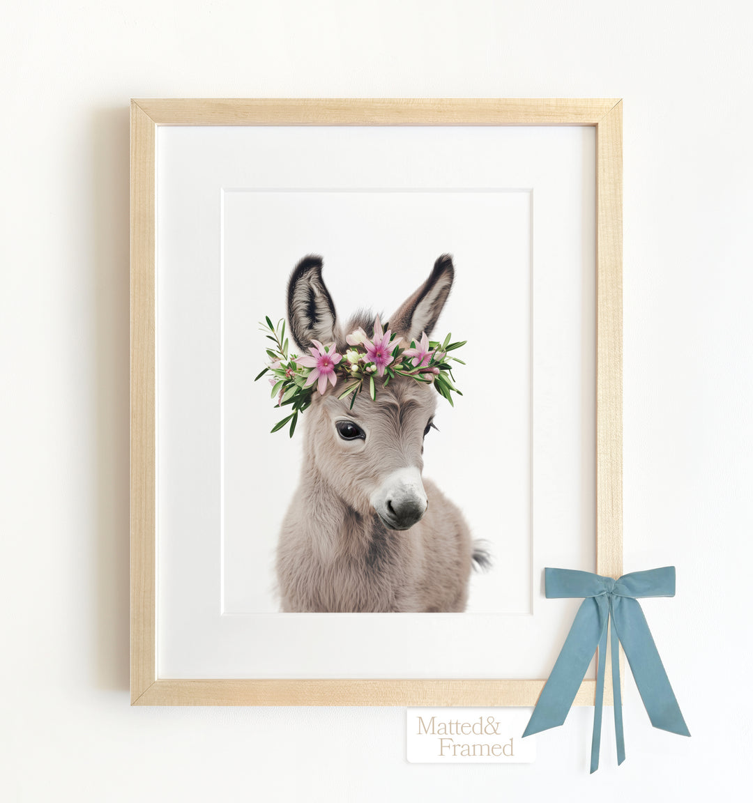 Baby Donkey Framed Art