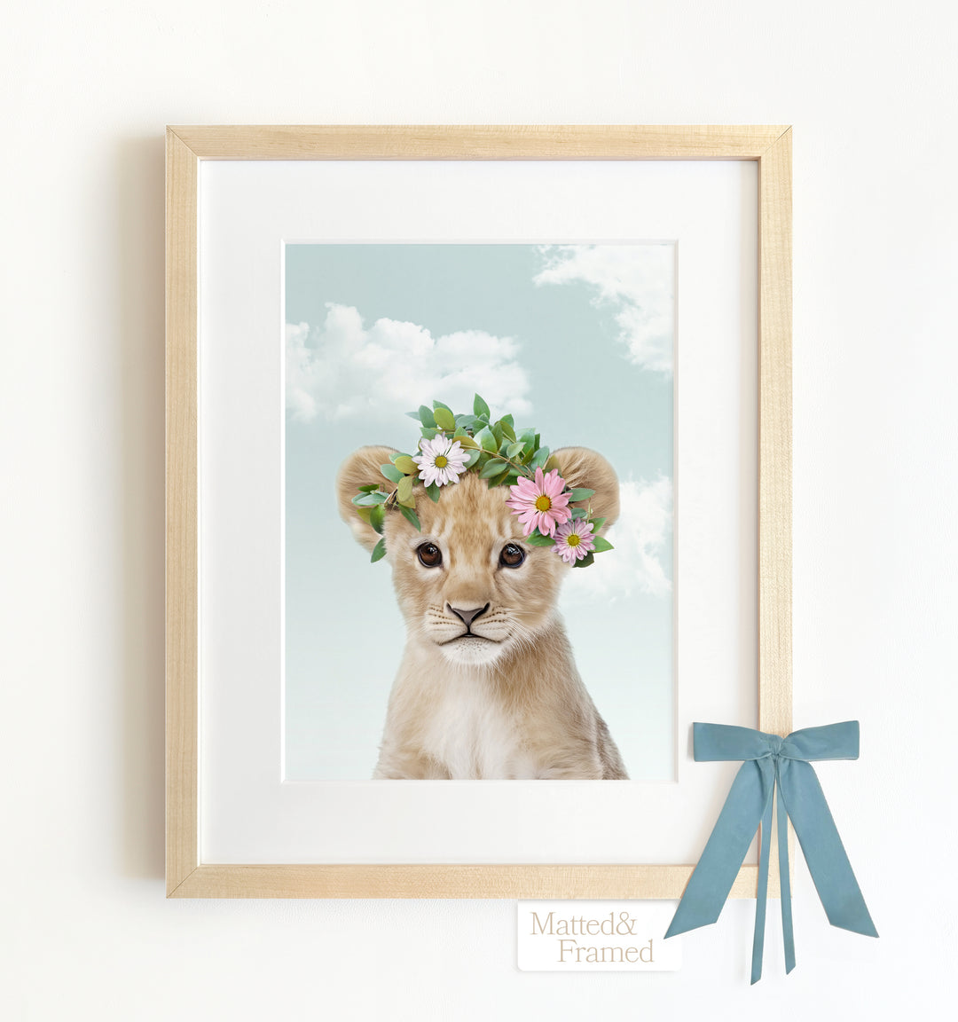 Baby Lion Framed Art