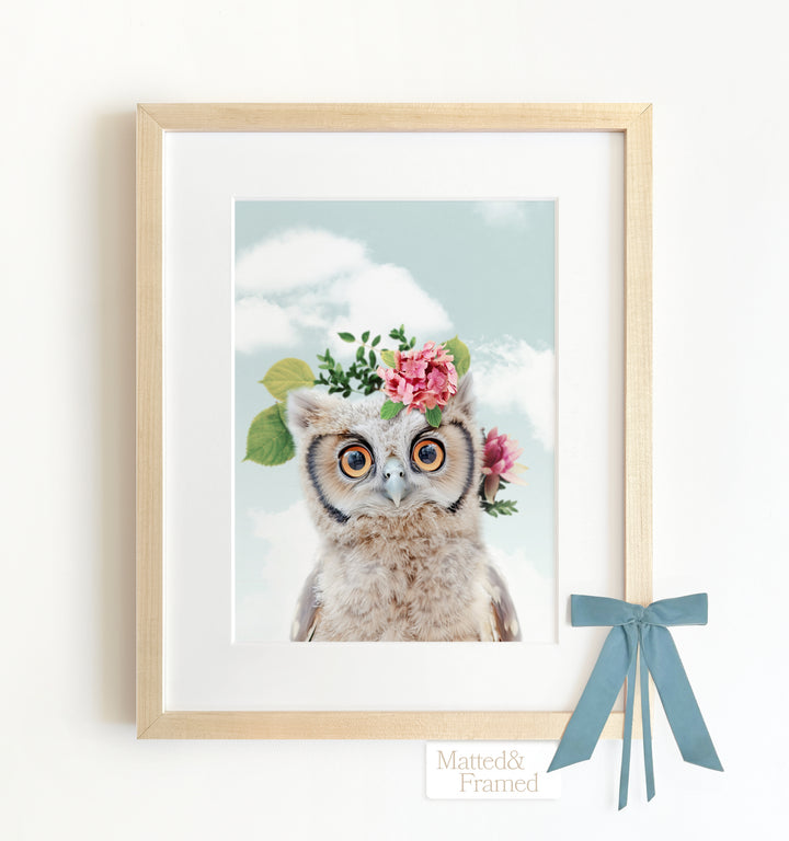 Baby Owl Framed Art