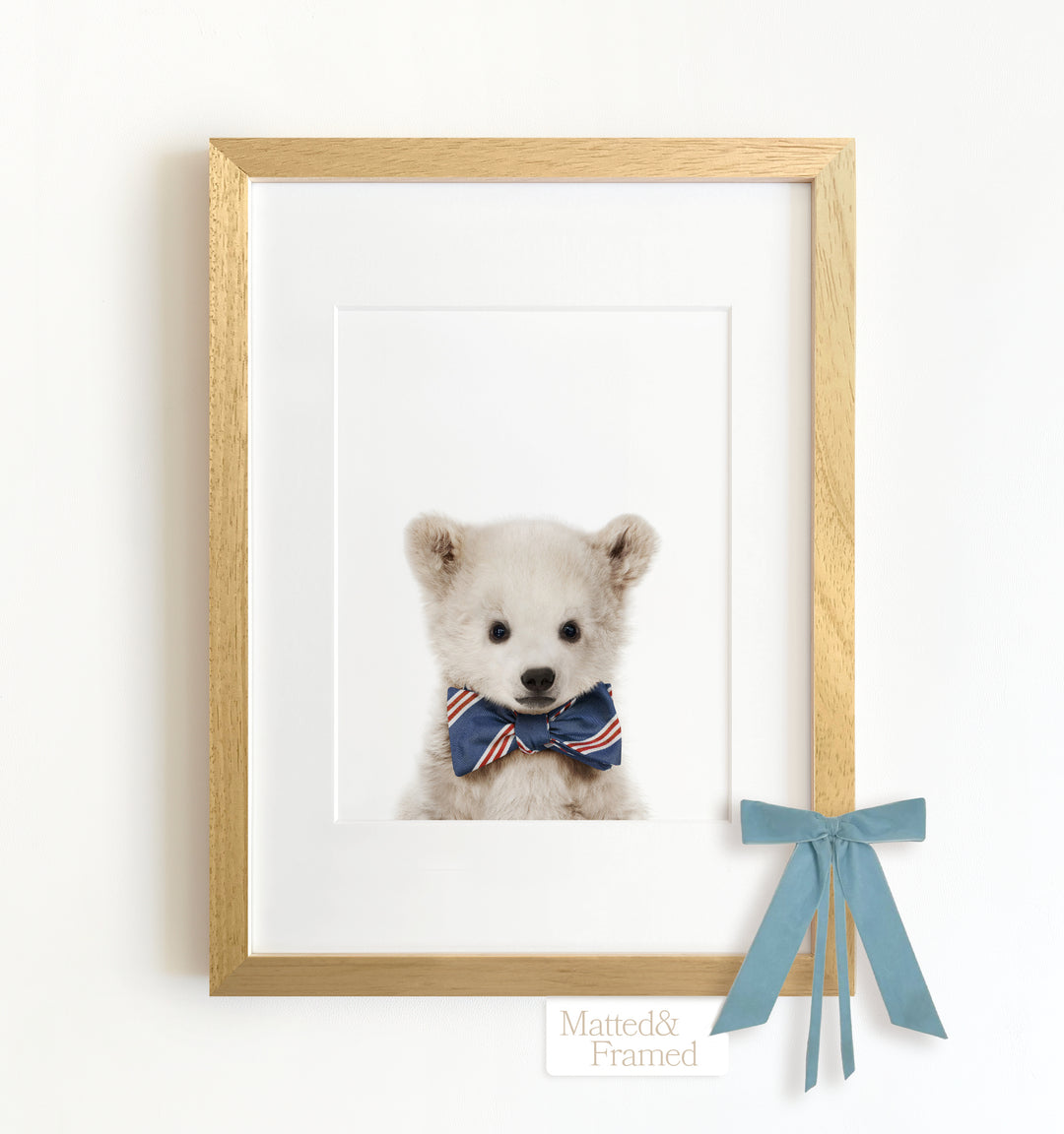 Baby Polar Bear Framed Art