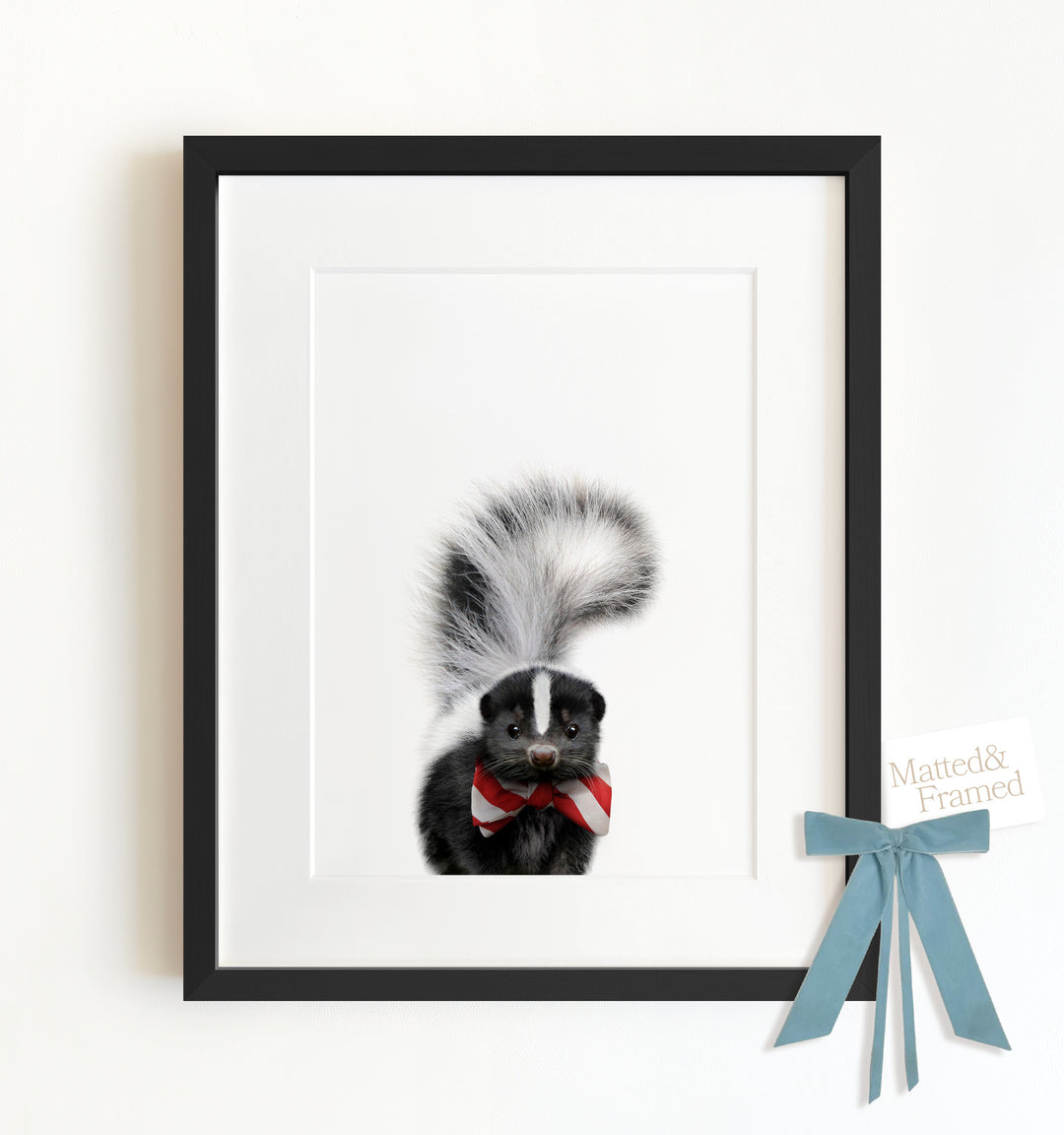 Baby Skunk Framed Art