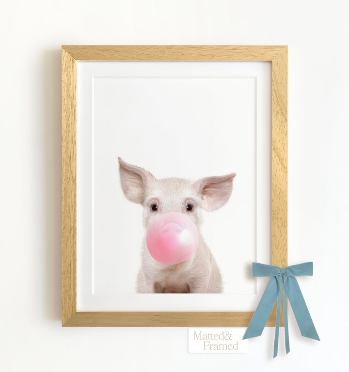 Baby Pig No. 2 Framed Art