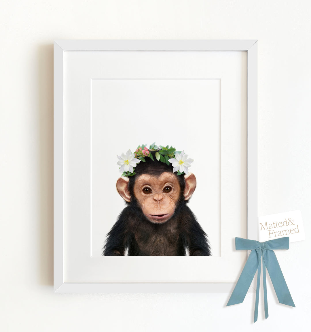 Baby Chimpanzee Framed Art