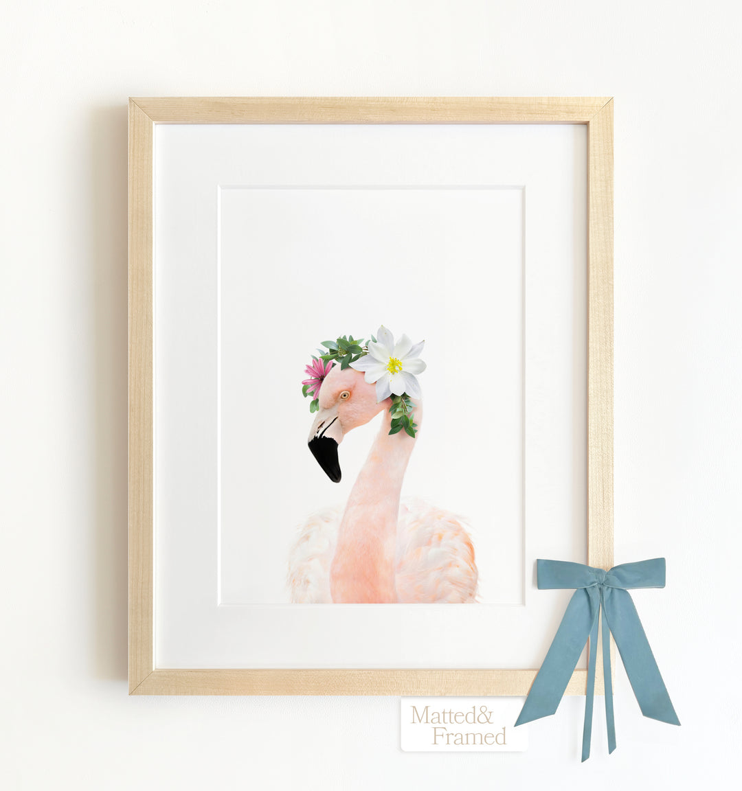 Baby Flamingo Framed Art