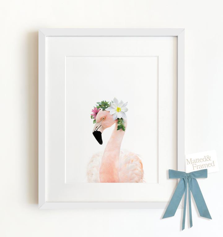 Baby Flamingo Framed Art