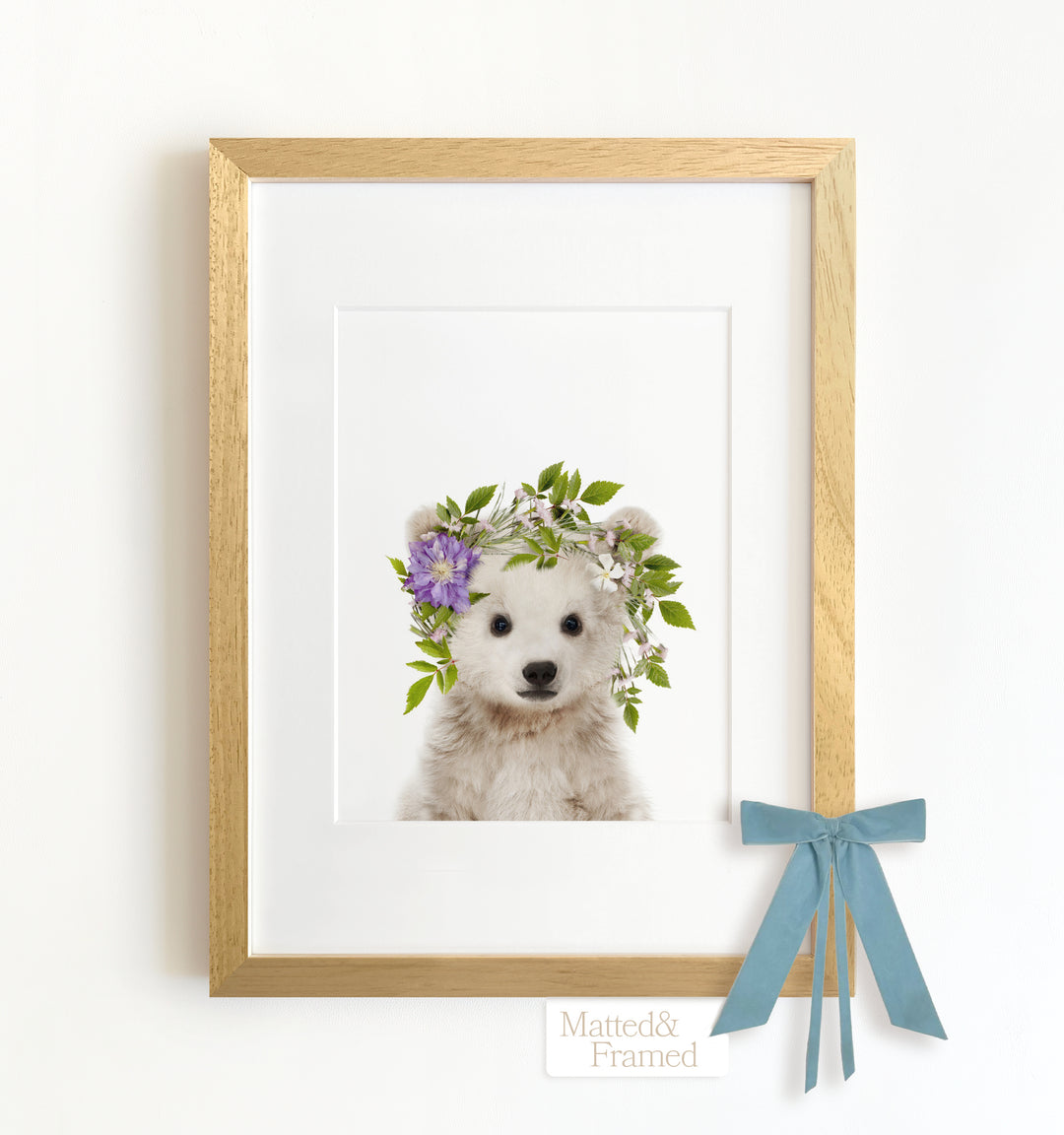 Baby Polar Bear Framed Art