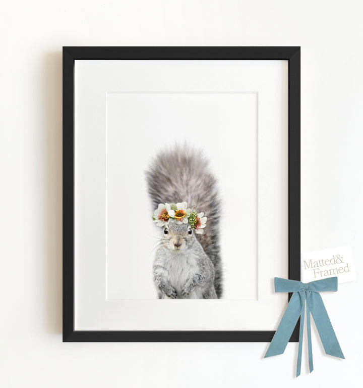 Baby Squirrel Framed Art