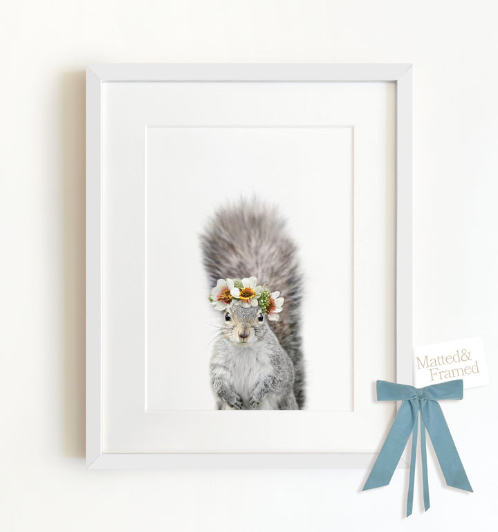 Baby Squirrel Framed Art