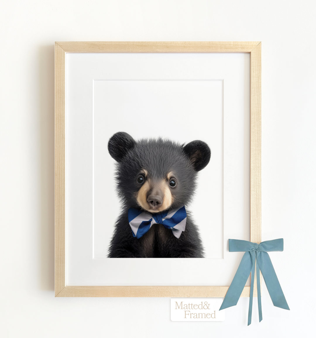 Baby Black Bear Framed Art