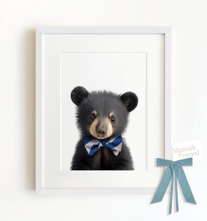 Baby Black Bear Framed Art