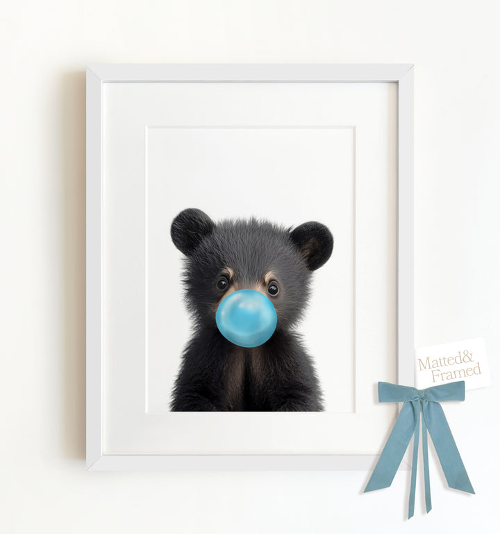 Baby Black Bear Framed Art