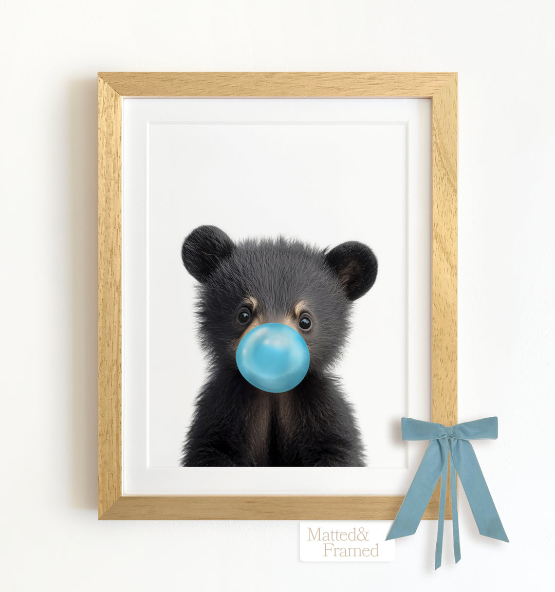 Baby Black Bear Framed Art