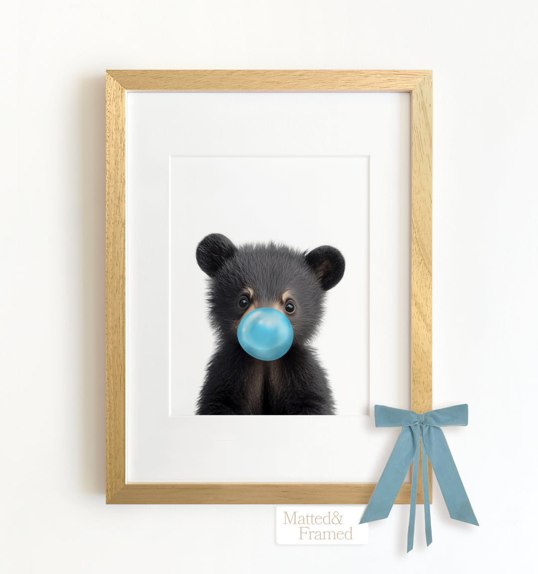 Baby Black Bear Framed Art