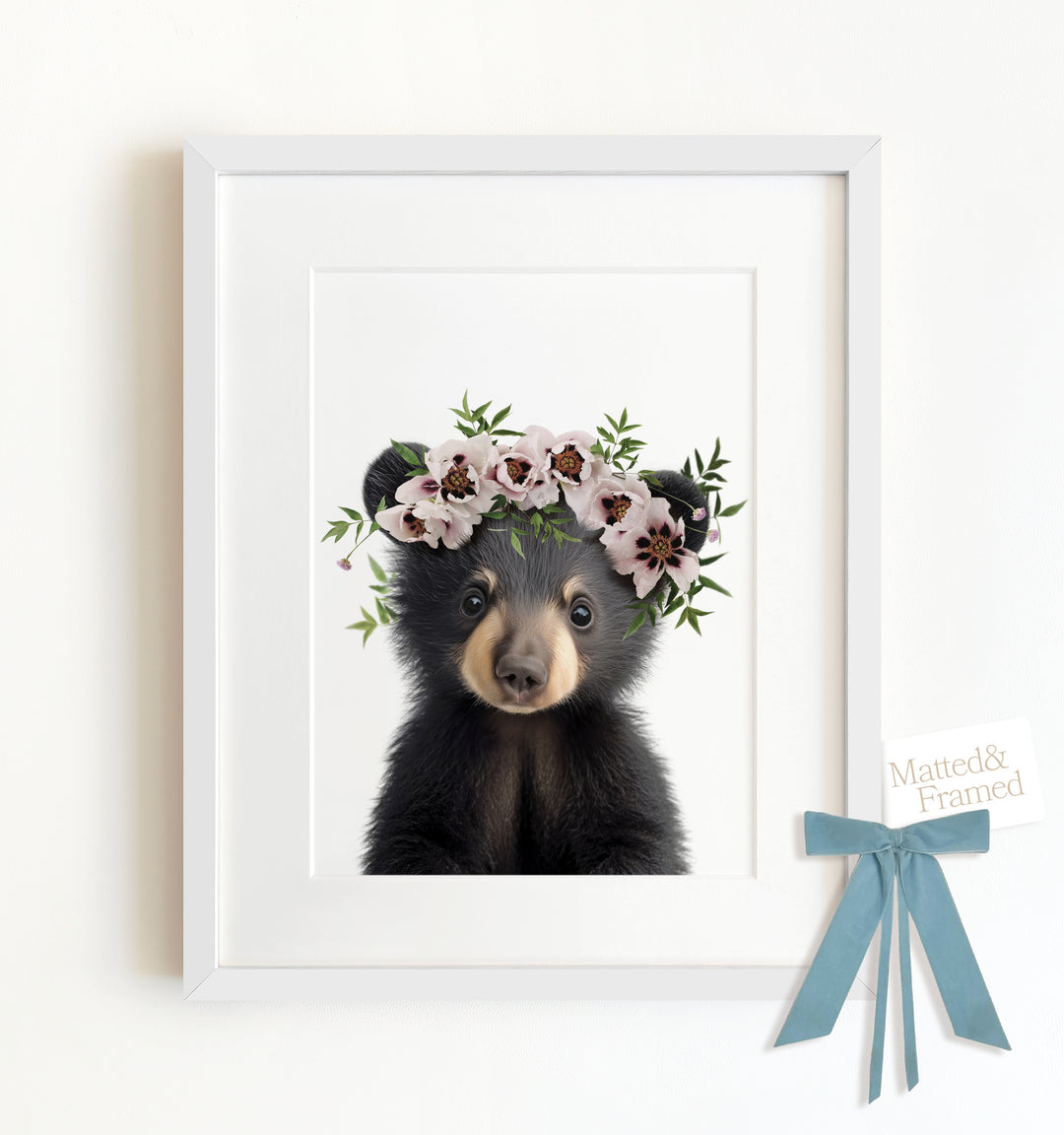 Baby Black Bear Framed Art