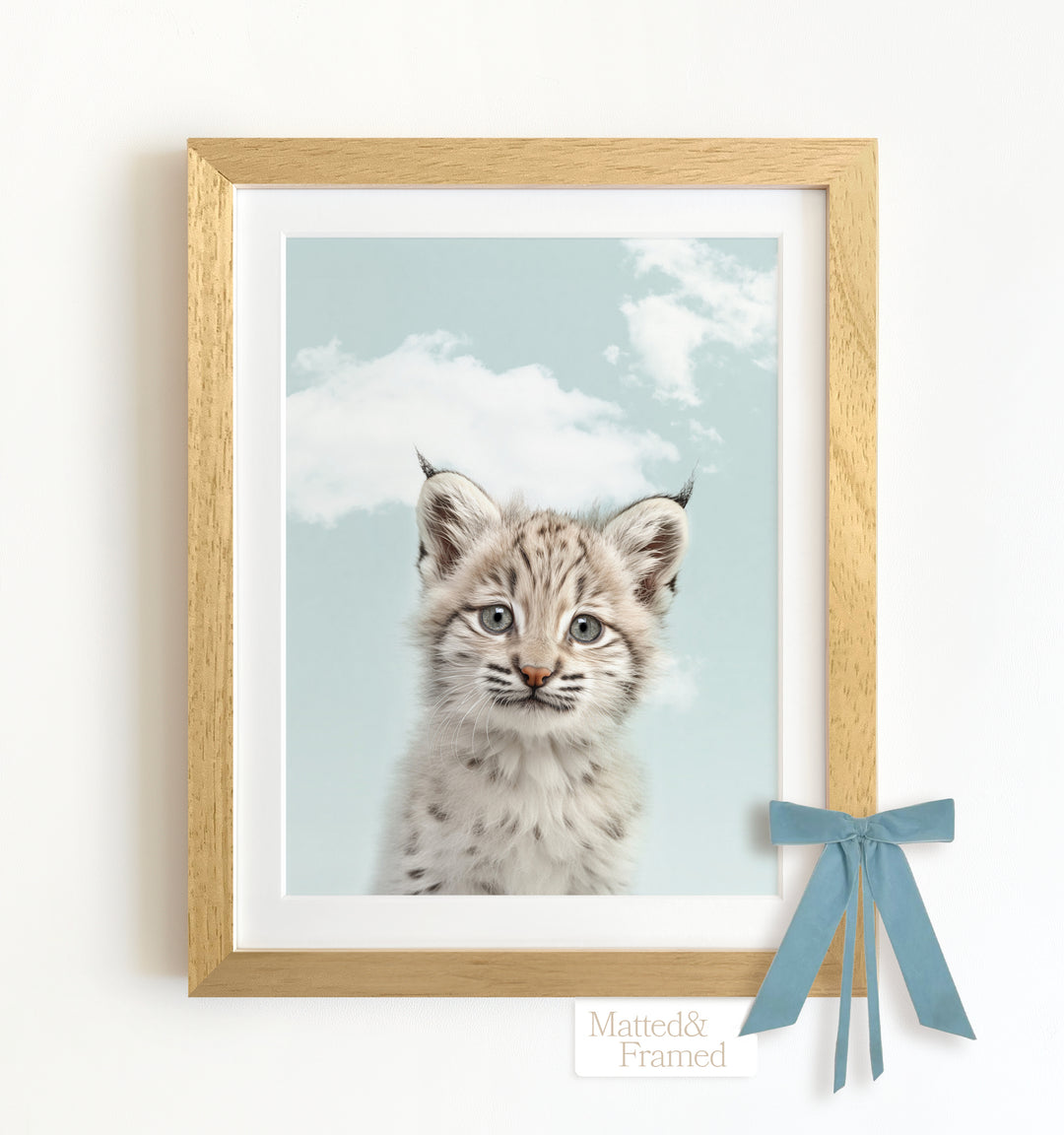 Baby Bobcat Framed Art