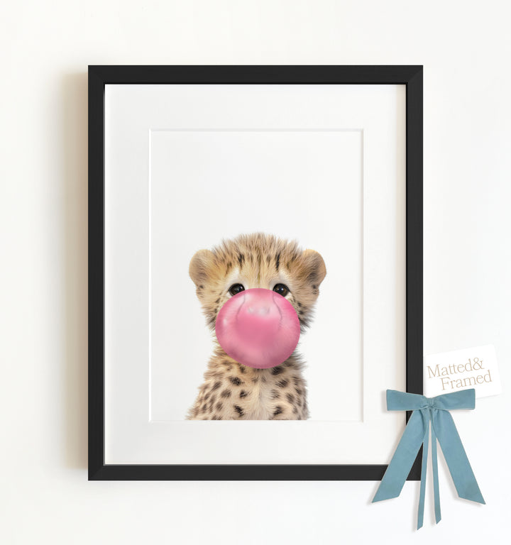 Baby Cheetah Framed Art