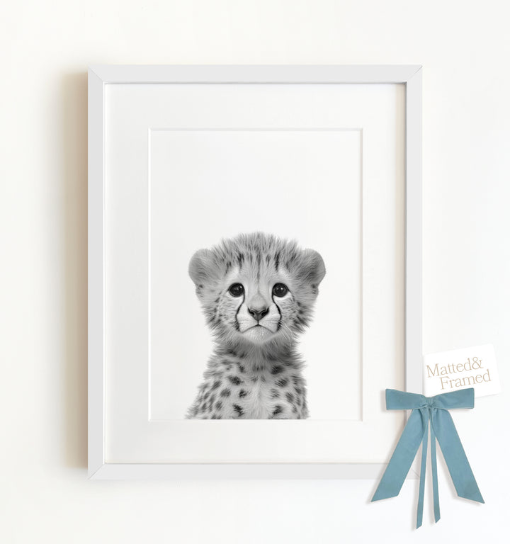 Baby Cheetah Framed Art