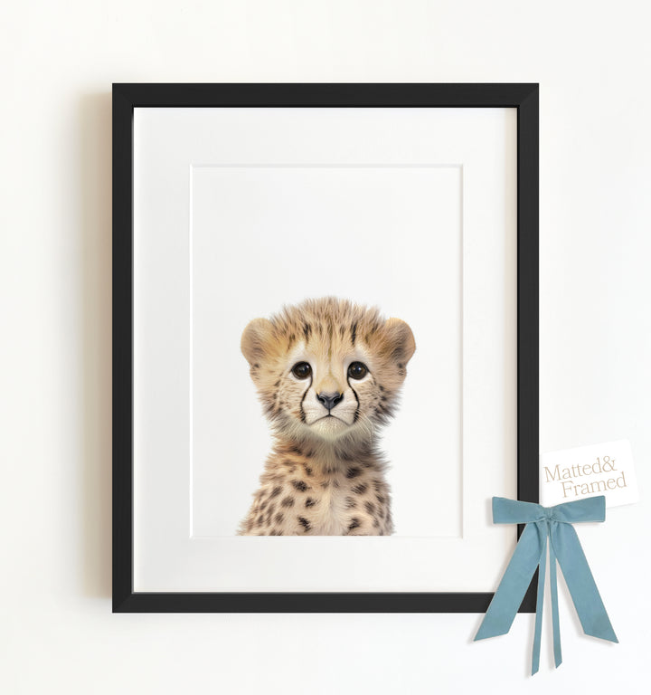 Baby Cheetah Framed Art