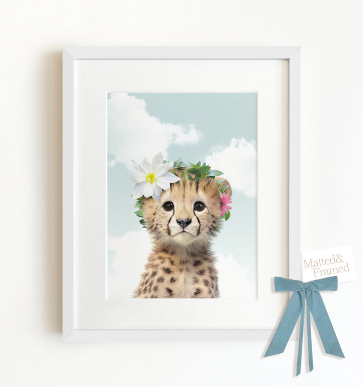 Baby Cheetah Framed Art