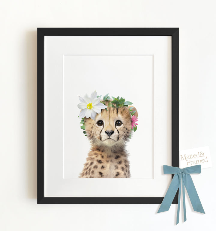 Baby Cheetah Framed Art