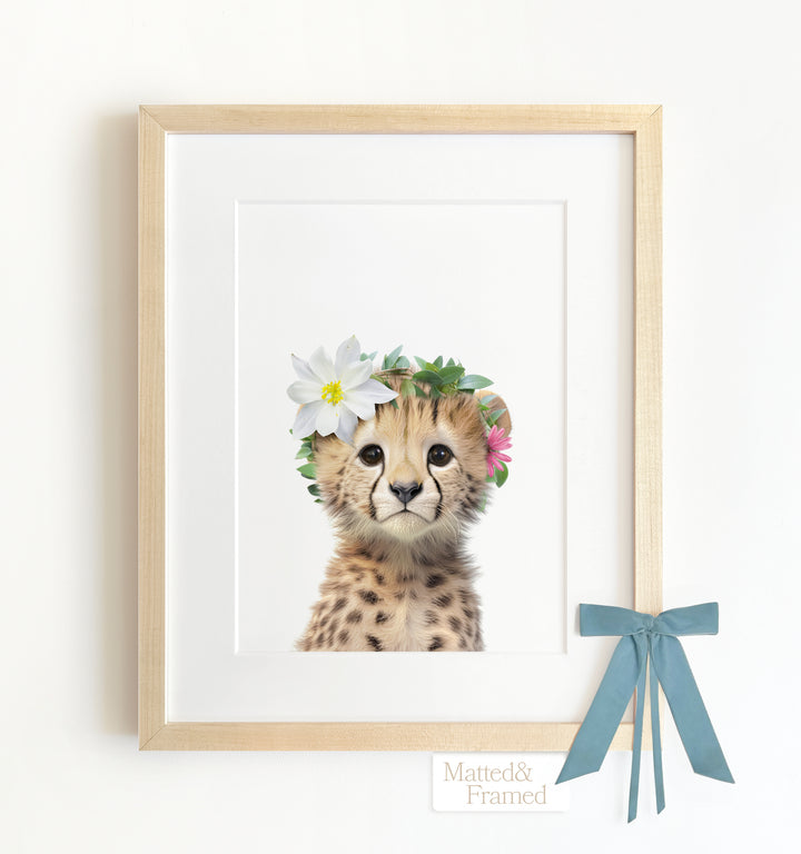 Baby Cheetah Framed Art