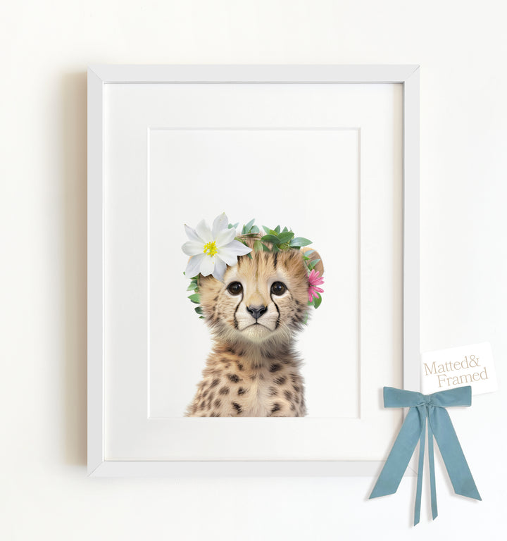 Baby Cheetah Framed Art