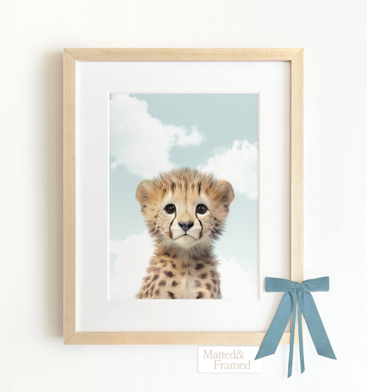 Baby Cheetah Framed Art