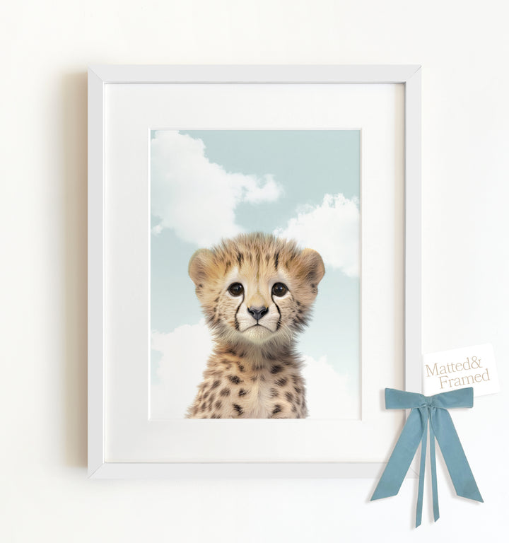 Baby Cheetah Framed Art