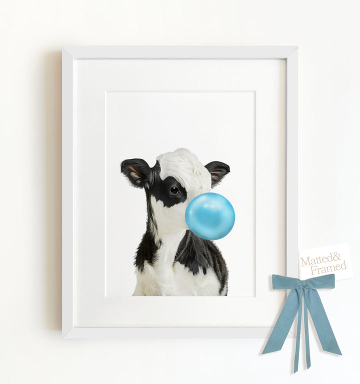 Baby Cow Framed Art