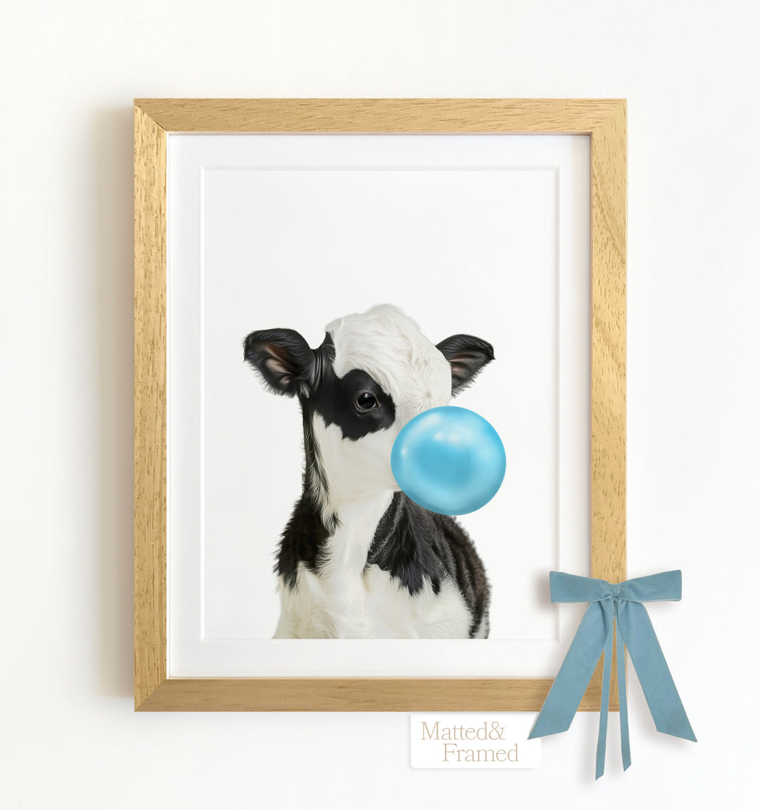 Baby Cow Framed Art