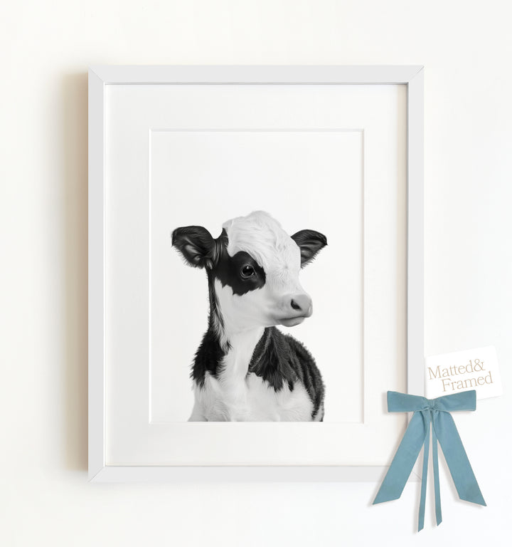 Baby Cow Framed Art