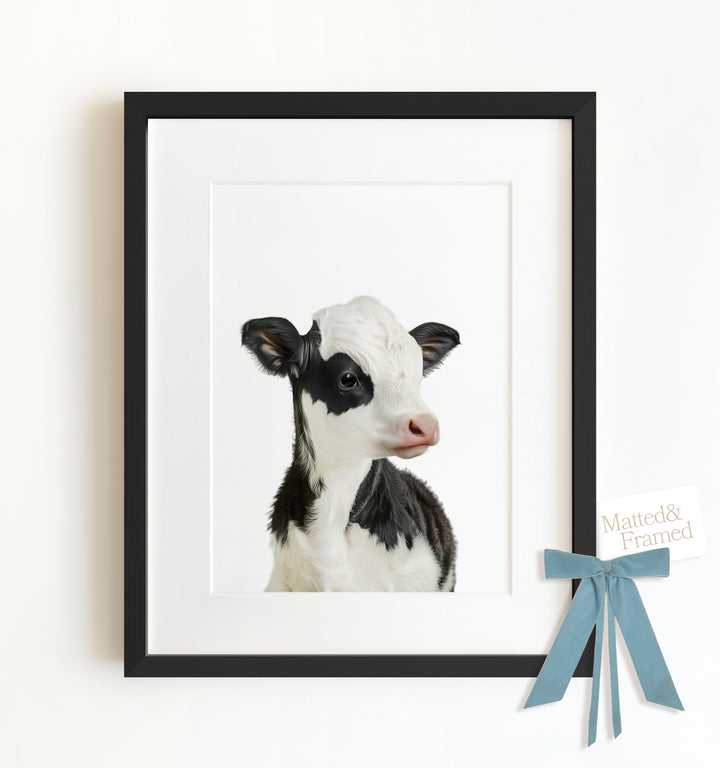 Baby Cow Framed Art