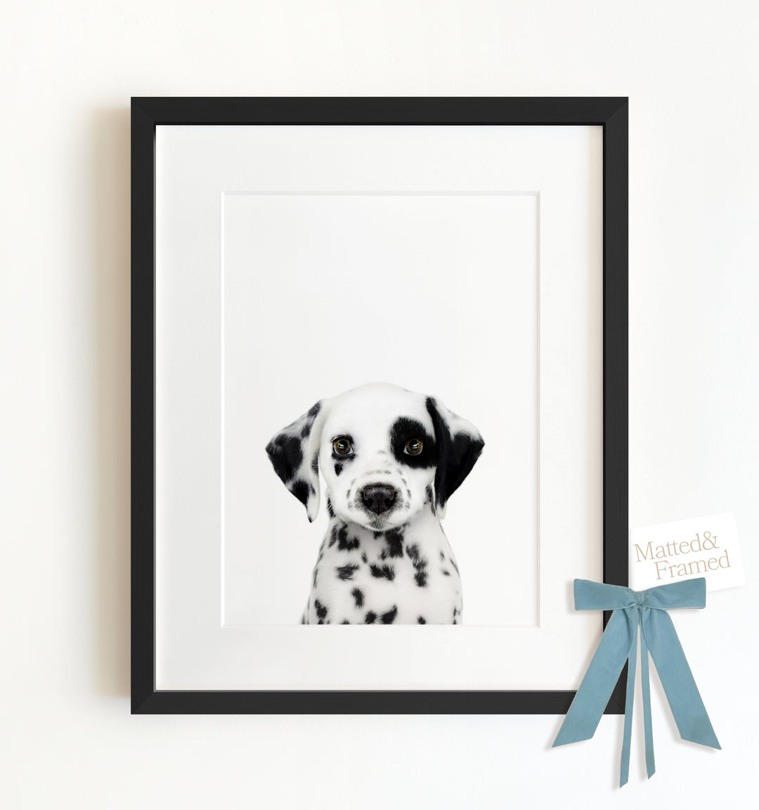 Baby Puppy Dalmatian Framed Art