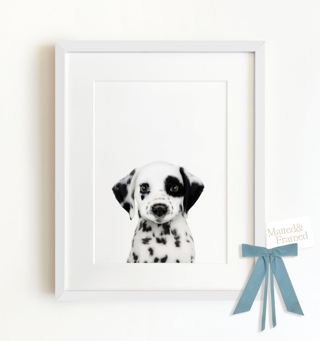 Baby Puppy Dalmatian Framed Art