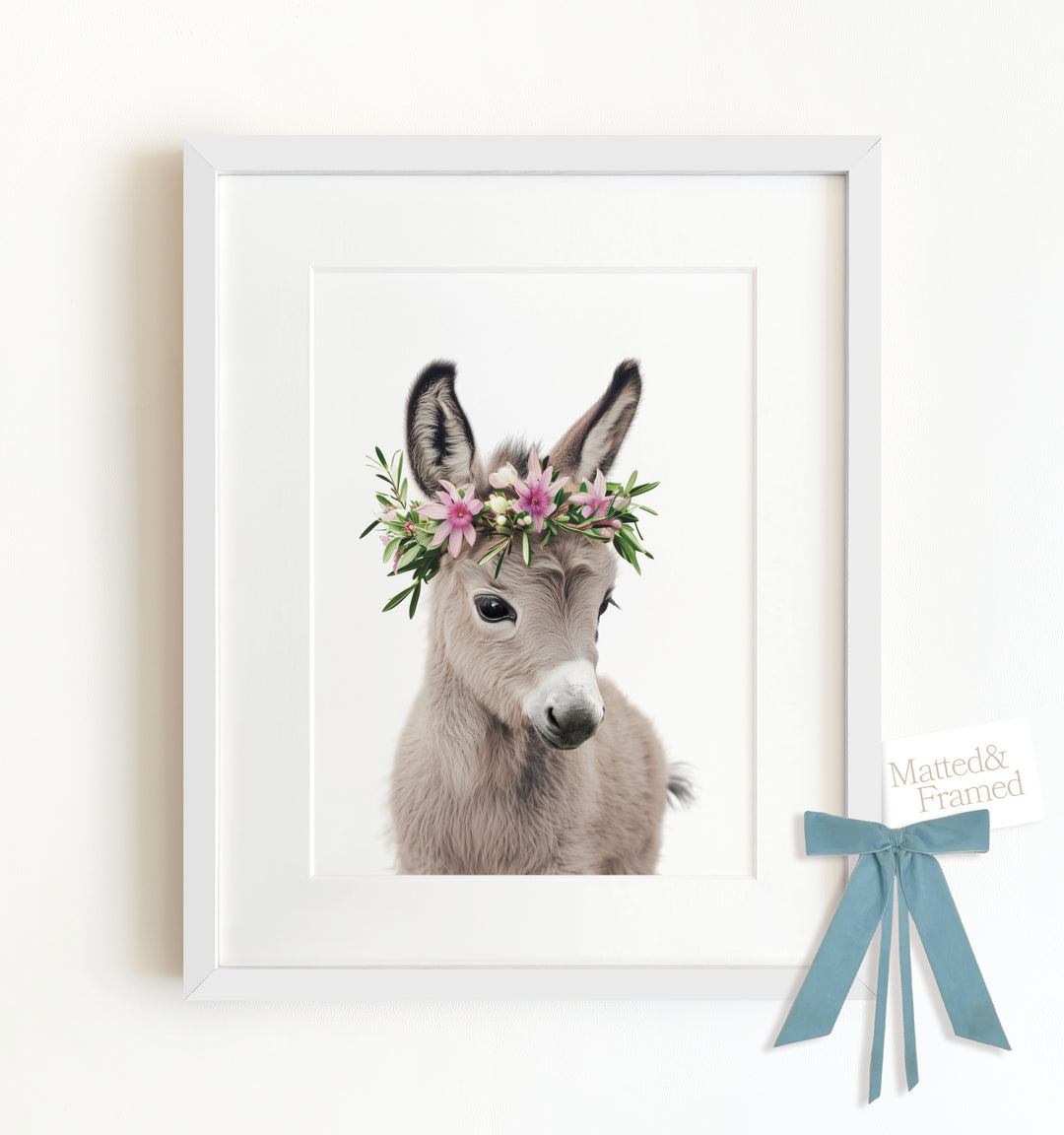 Baby Donkey Framed Art