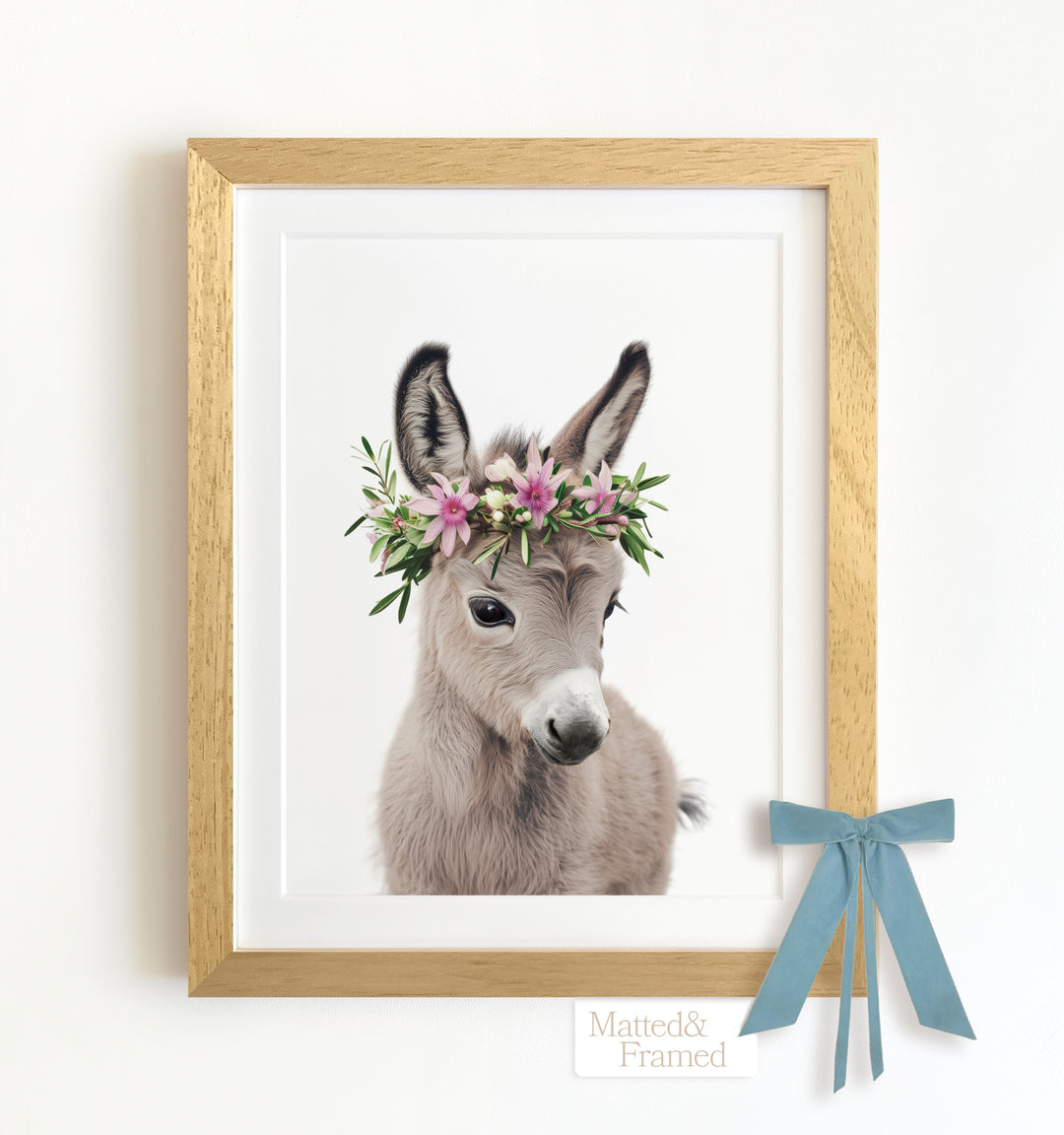 Baby Donkey Framed Art