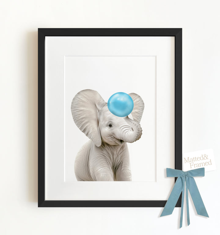 Baby Elephant Framed Art