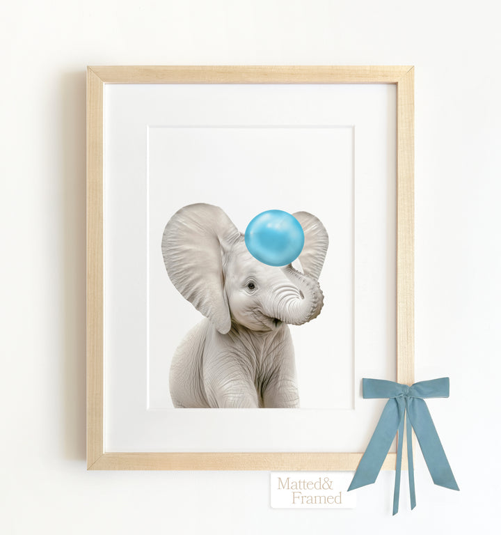 Baby Elephant Framed Art