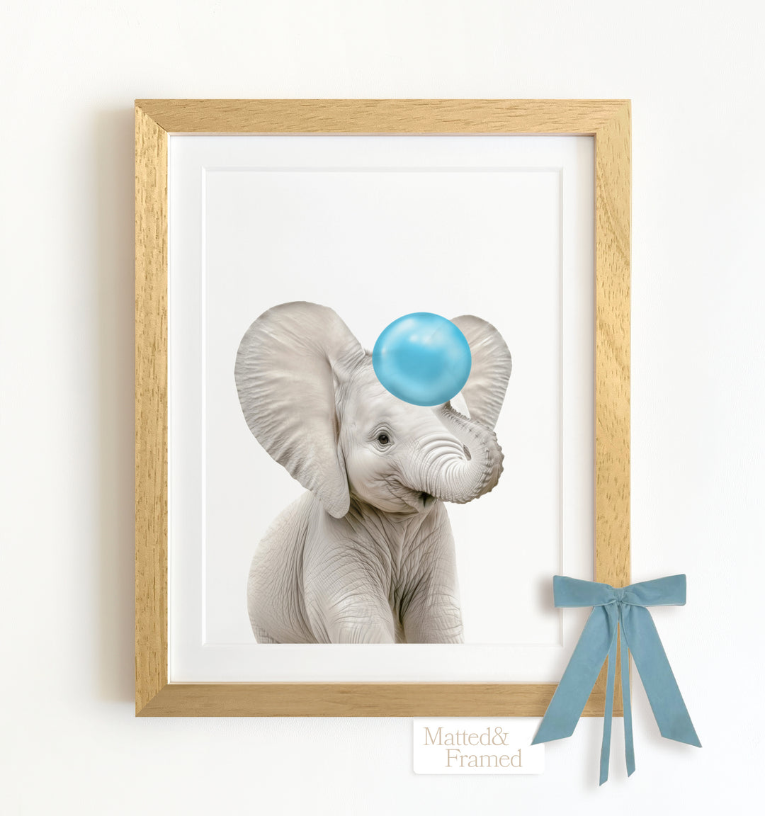 Baby Elephant Framed Art