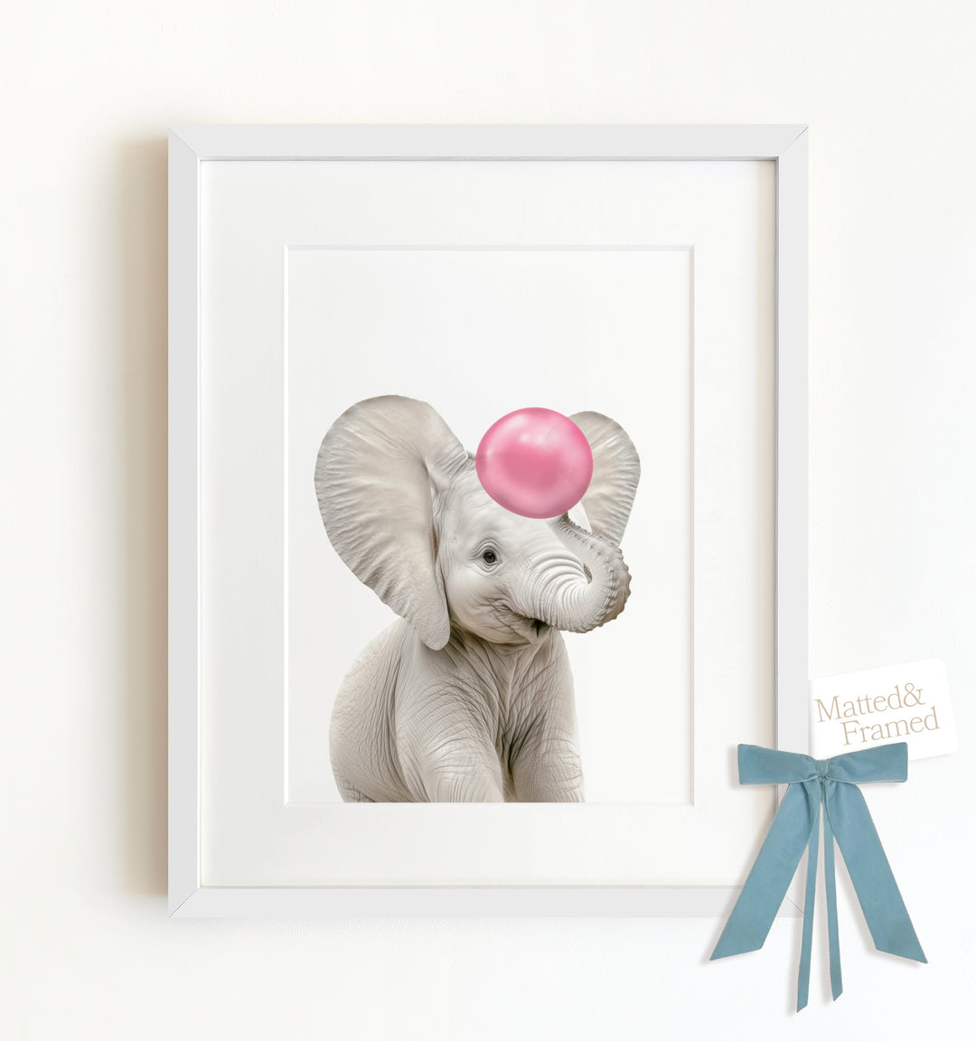 Baby Elephant Framed Art